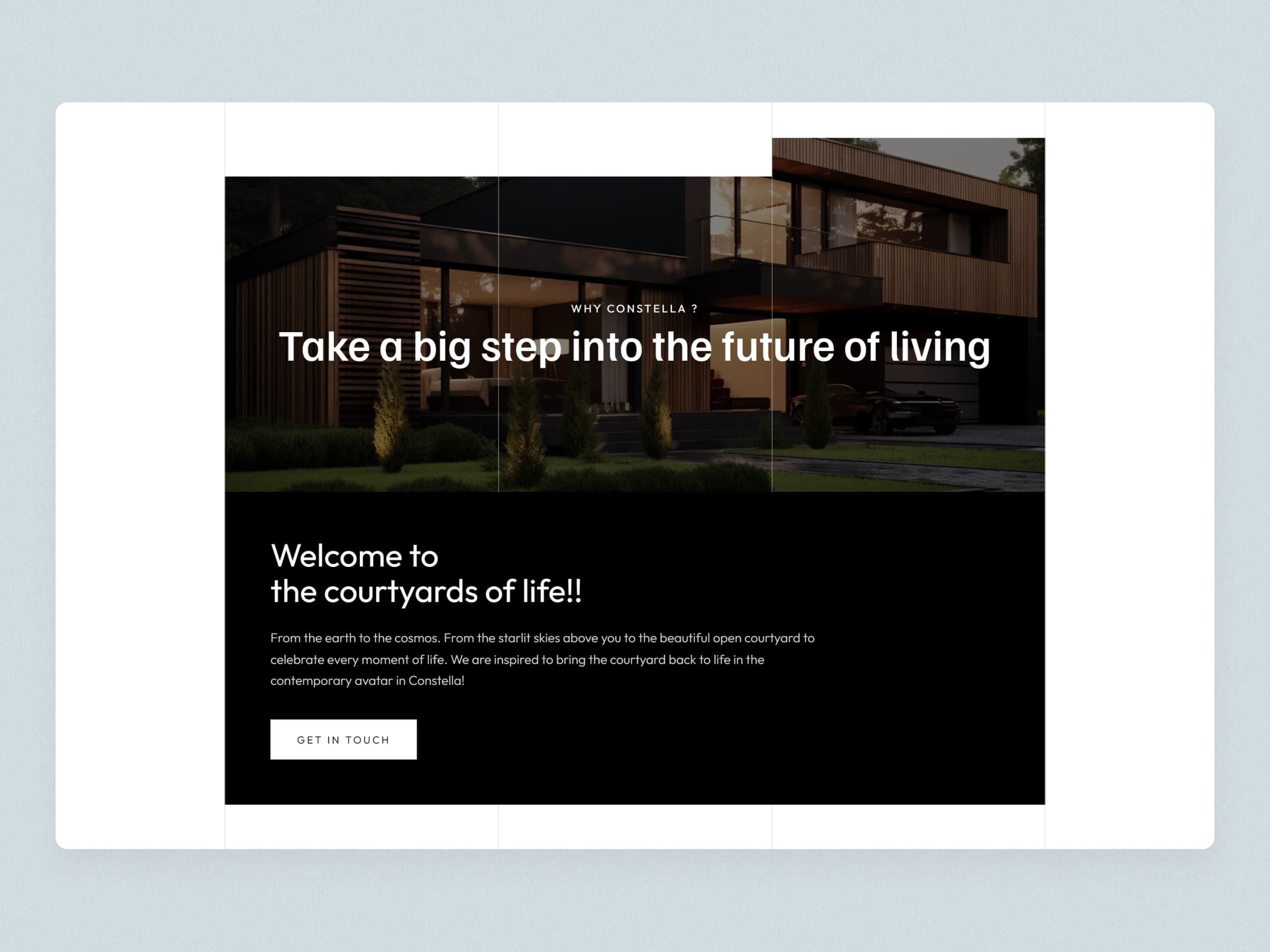 Constella Premium Real Estate Website | Craftnotion