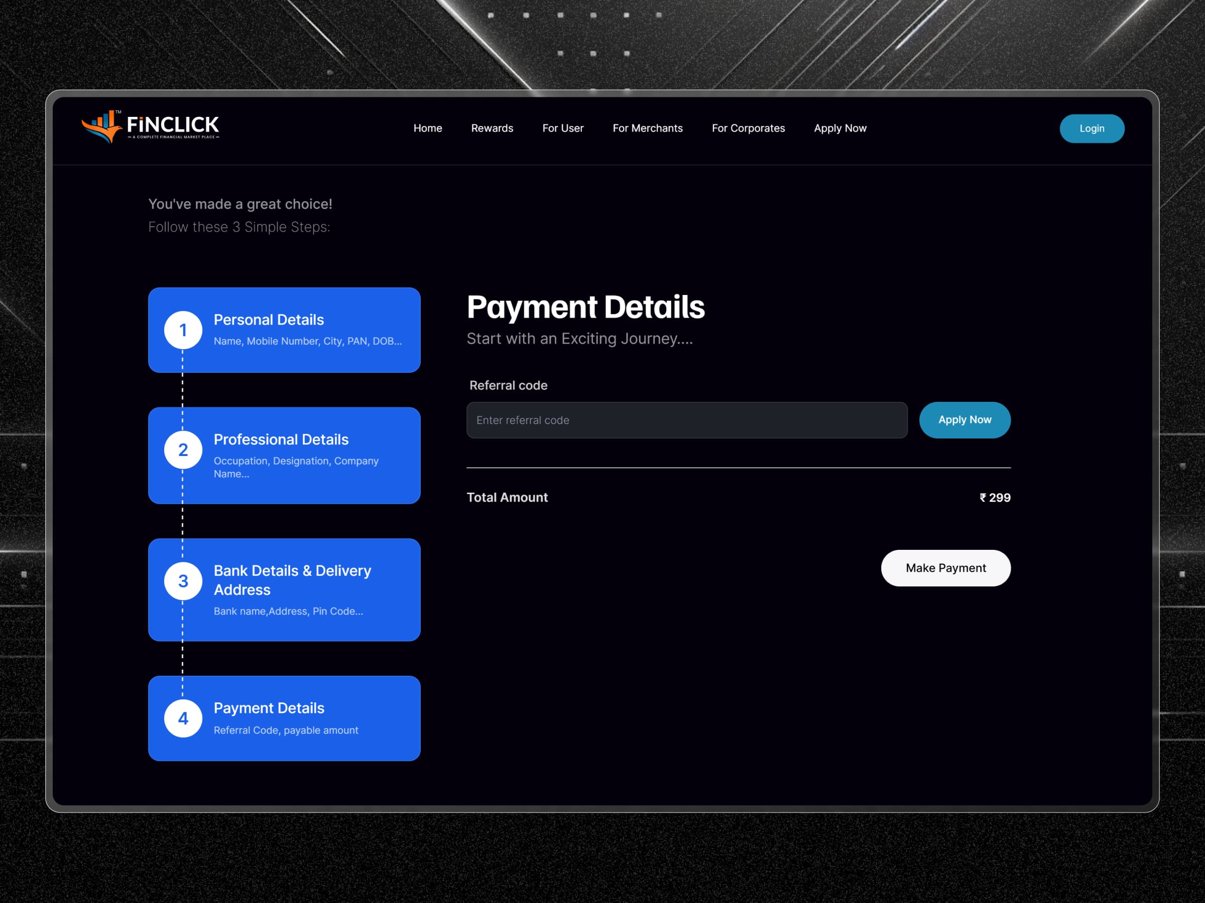 Finclick Membership Platform | Craftnotion