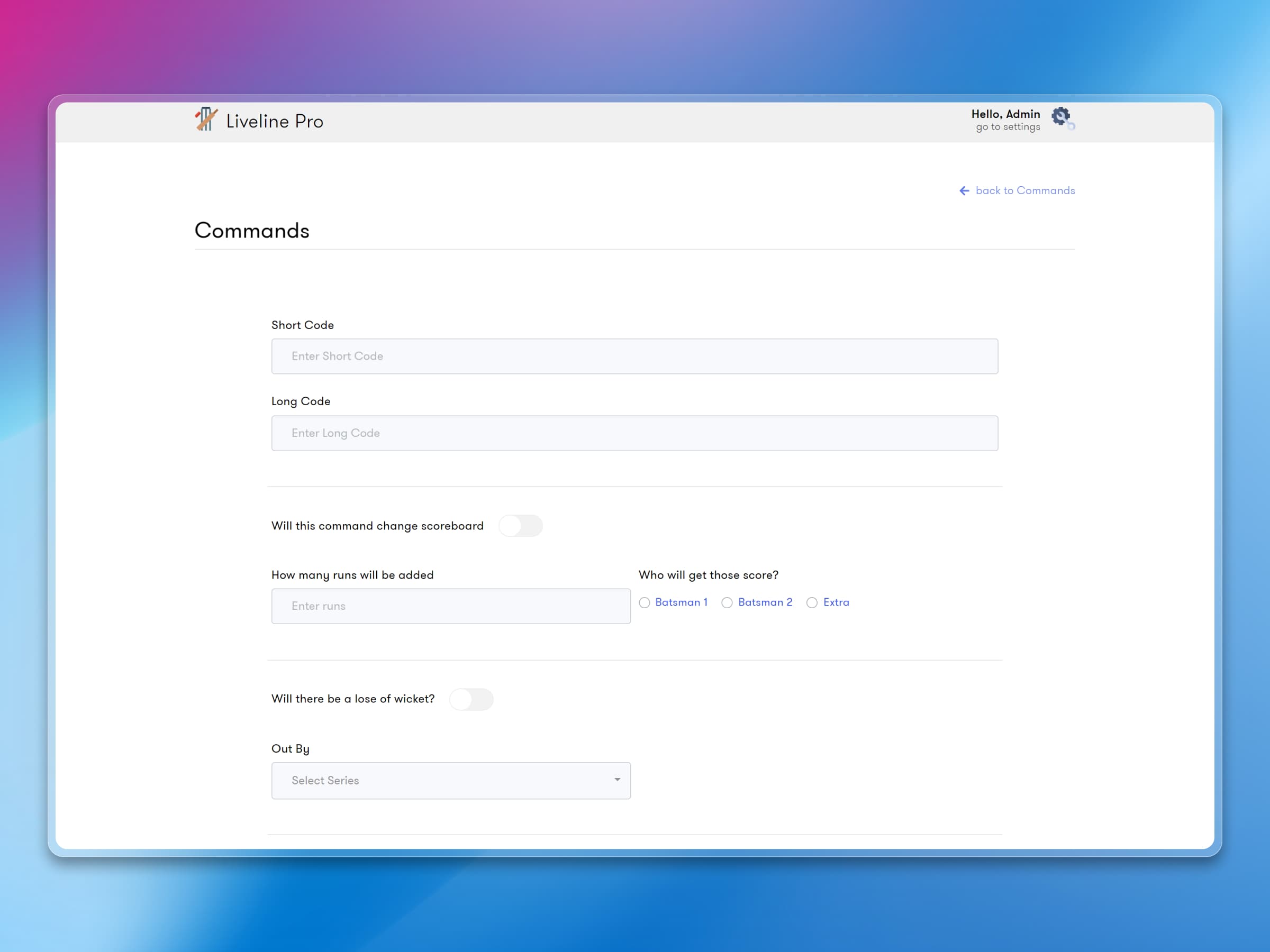 Live Line Dashboard | Craftnotion