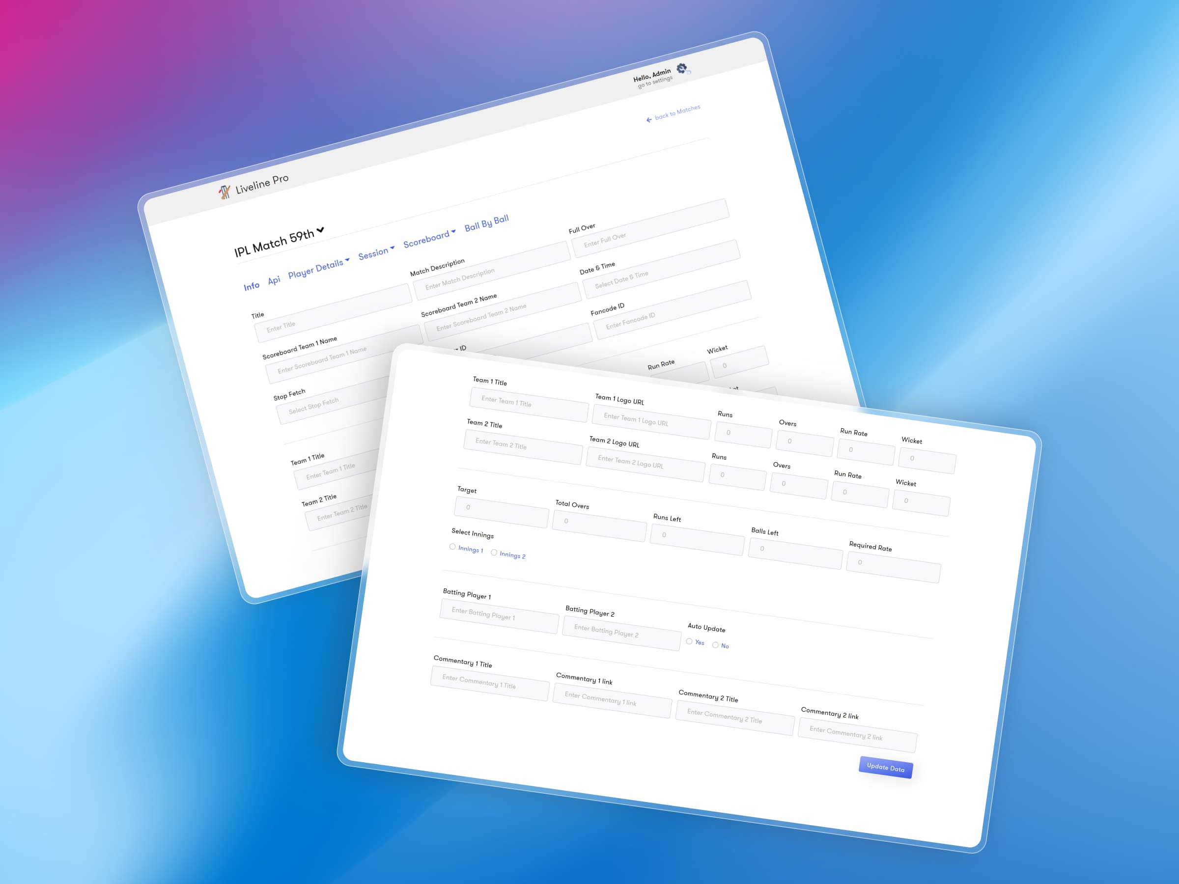 Live Line Dashboard | Craftnotion