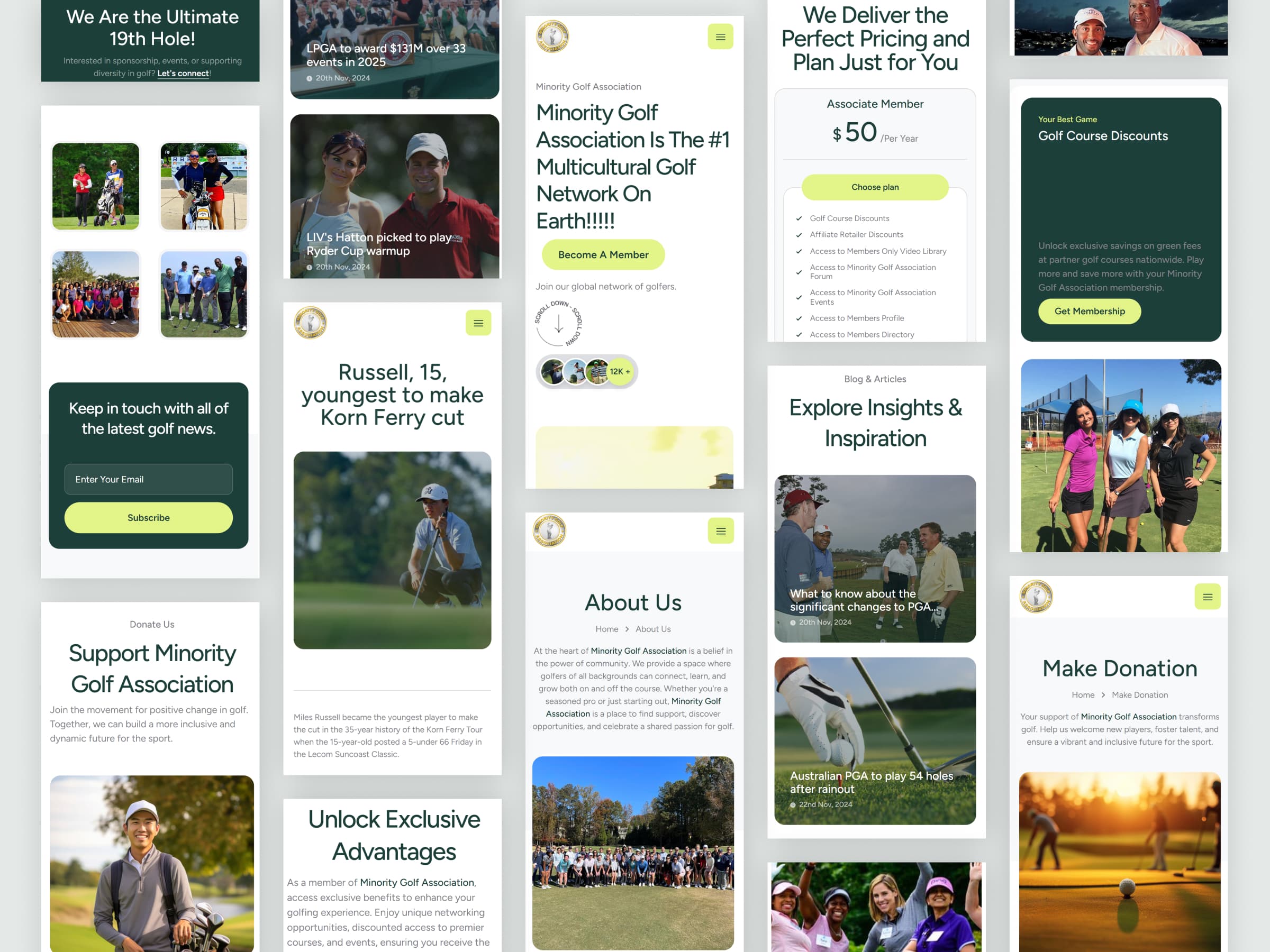 Minority Golf Association | Craftnotion