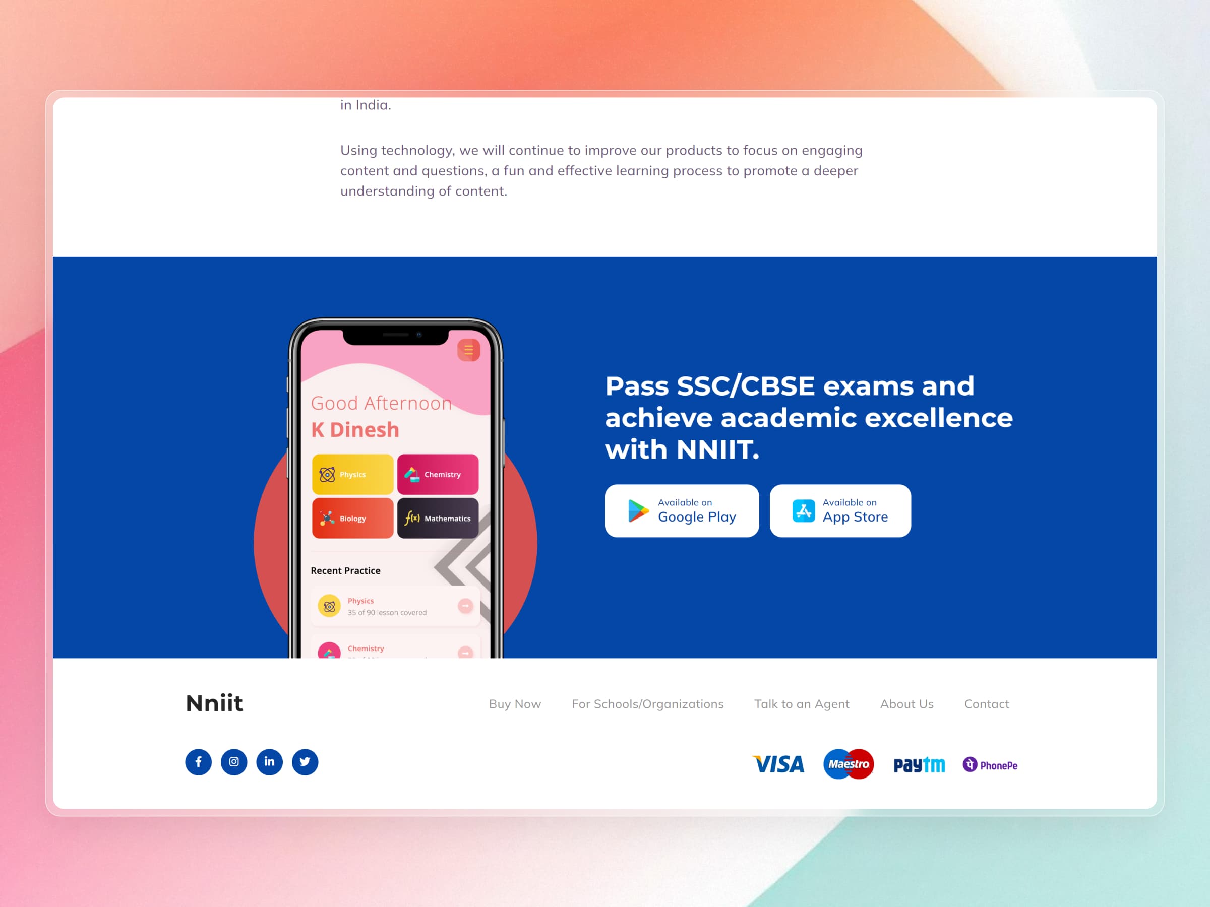NNIIT Public Website | Craftnotion