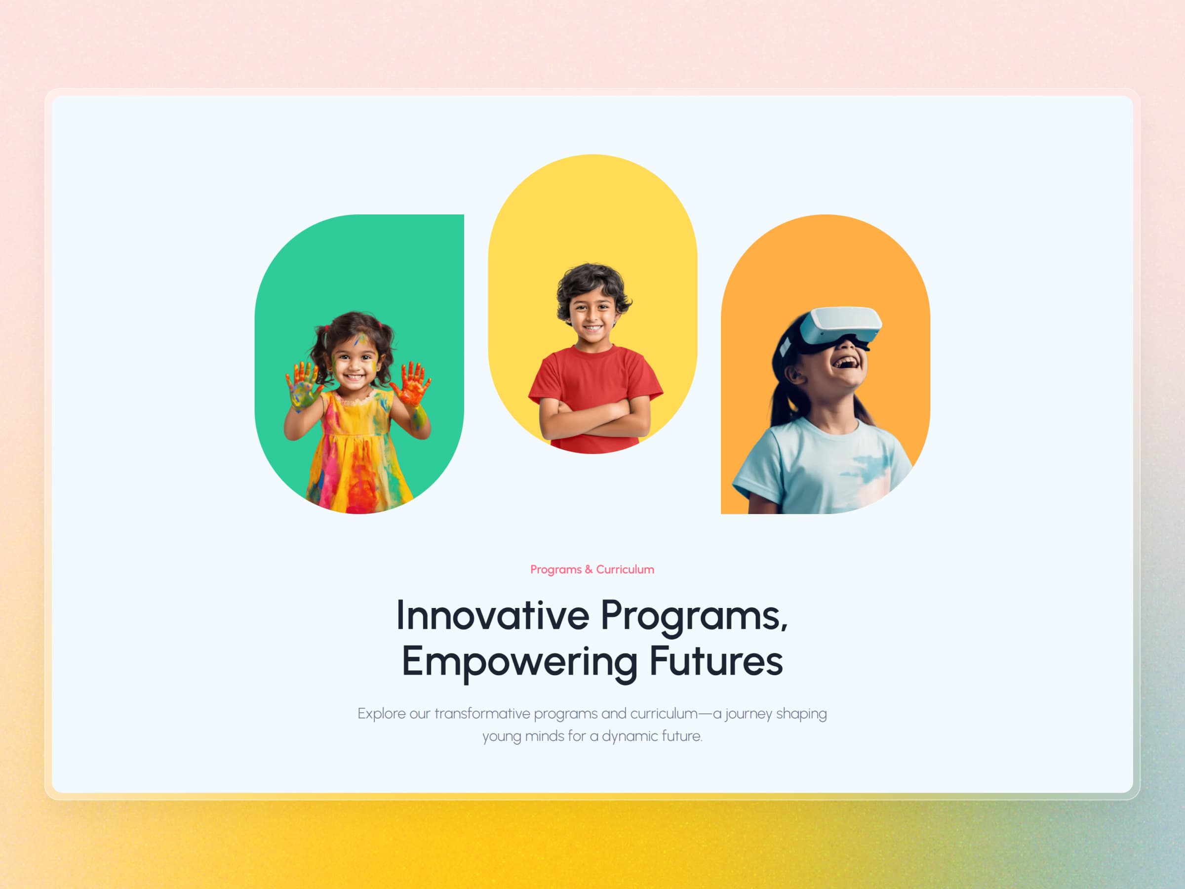 Siddhi Early Learning Center Website | Craftnotion