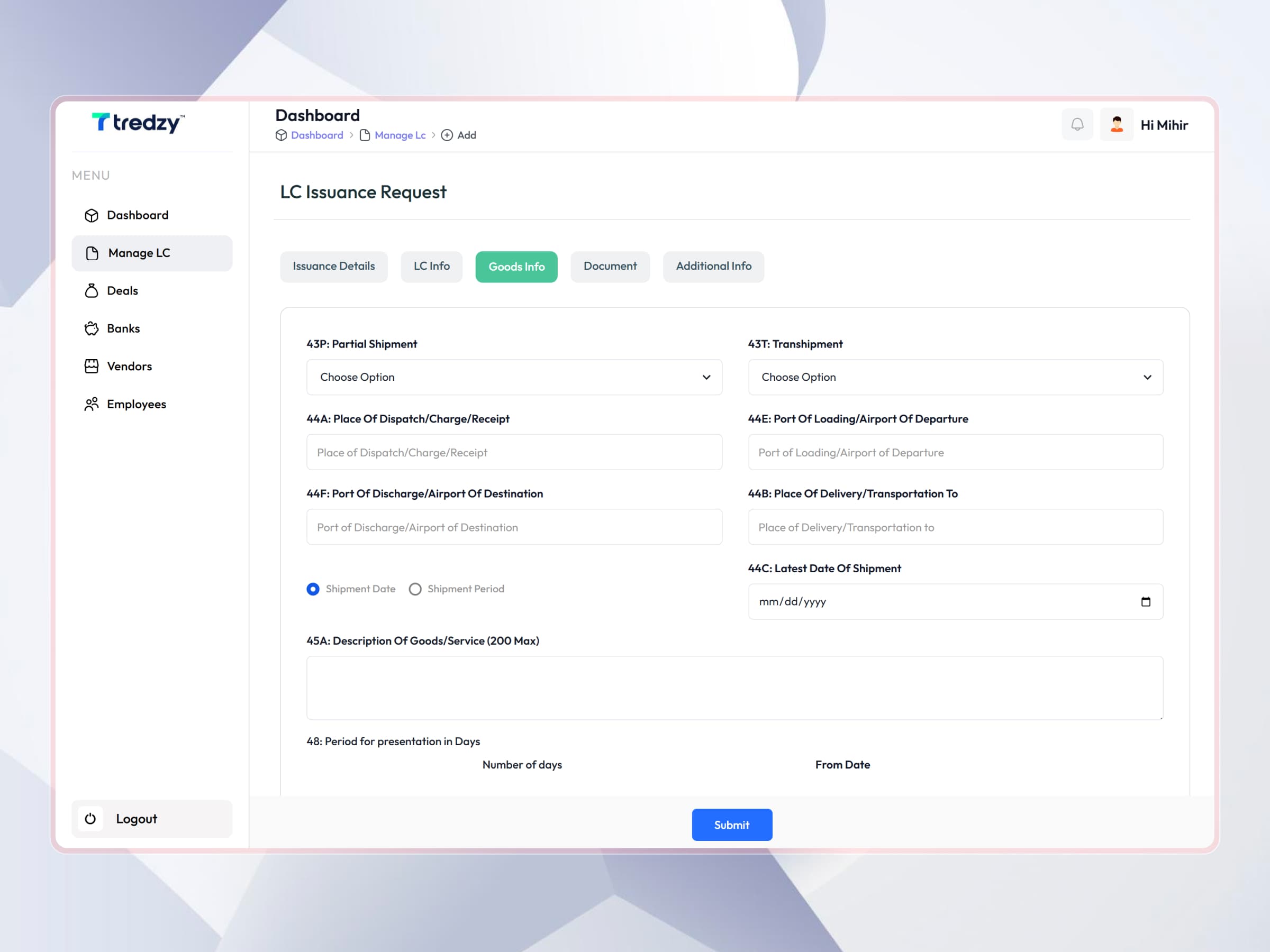 Tredzy Fintech SaaS Platform | Craftnotion