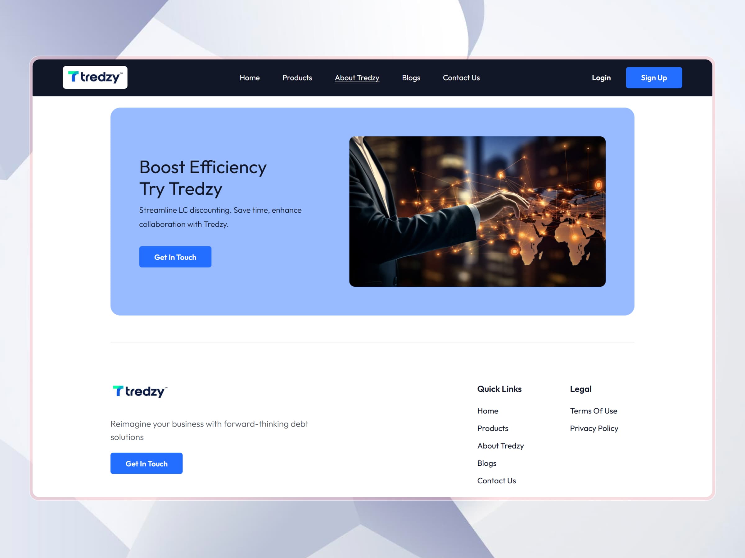 Tredzy Fintech SaaS Platform | Craftnotion
