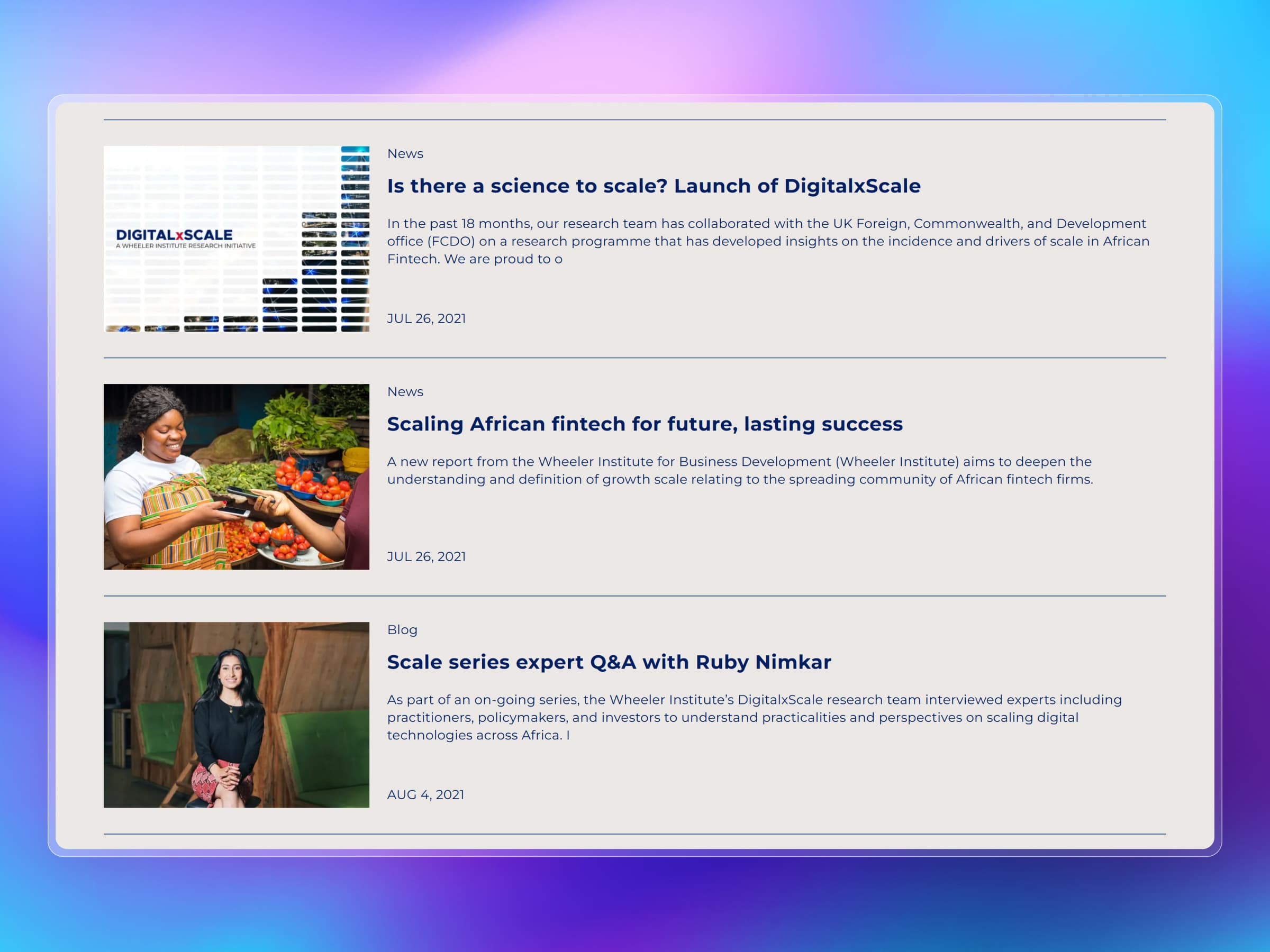DigitalXScale | Wheeler Institute for Business and Development | Craftnotion