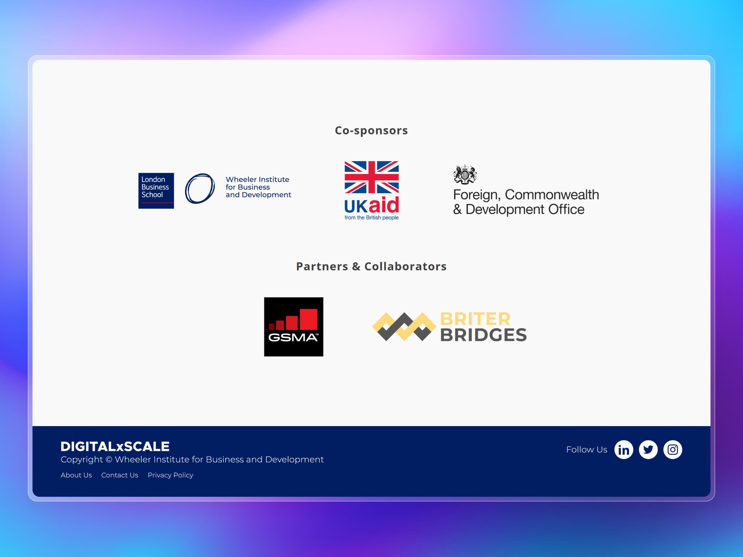 DigitalXScale | Wheeler Institute for Business and Development | Craftnotion